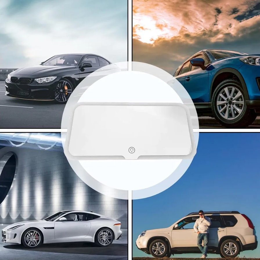 NovaMirror® - Espejo con 3 tonos de luz led para carro
